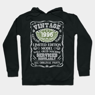 Vintage Made in 1996 27th Bithday GIft 27 Years Old Birthday Hoodie